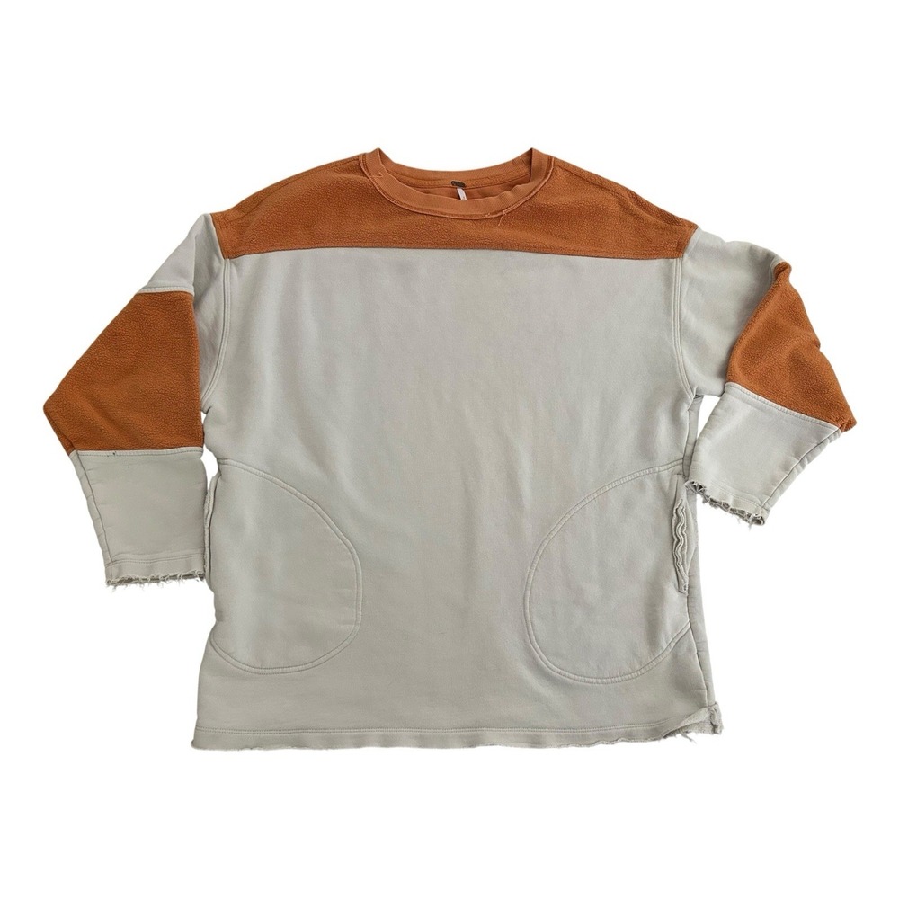 FREE PEOPLE Jordan Pullover In Ivory size S